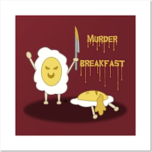 Murder Breakfast! Posters and Art